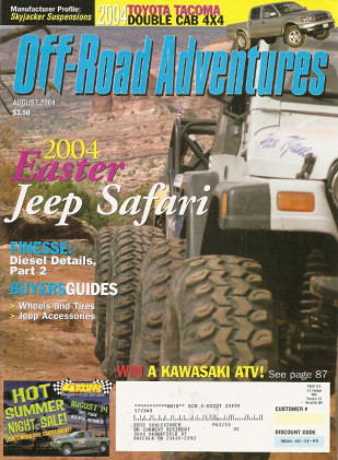 OFF-ROAD ADVENTURES 2004 AUG - TACOMA 4X4 DOUBLE CAB TEST